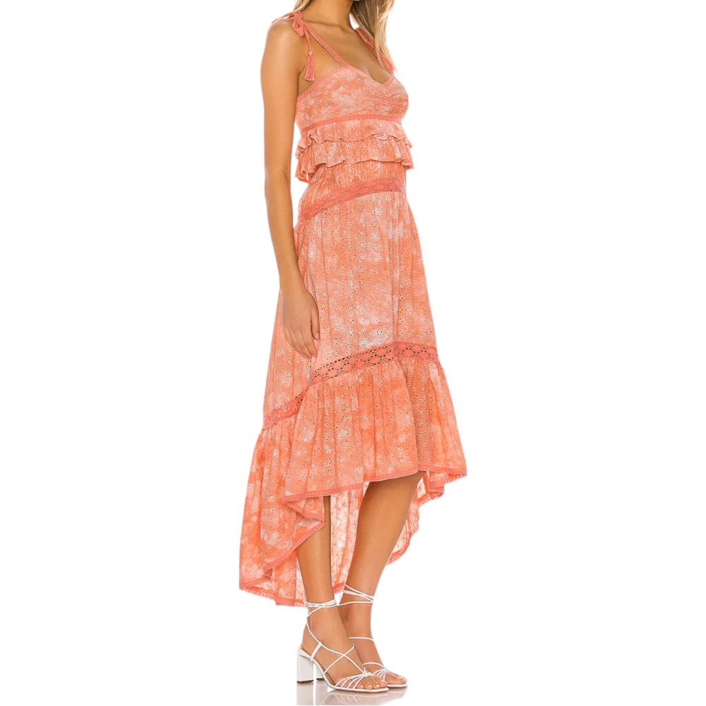 TULAROSA Rumer Eyelet High-Low Dress. Size Small - Picture 2 of 14